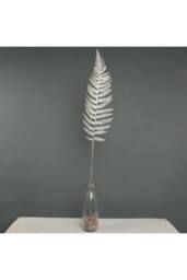 KDMD Metallic Fern Leaf stem Champagne 4 Pack in Silver - thumbnail 6