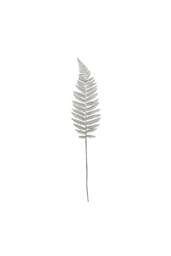 KDMD Metallic Fern Leaf stem Champagne 4 Pack in Silver