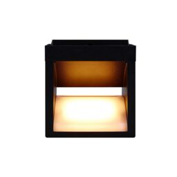 Nordlux Modern Outdoor Wall Light Black Metal Intergrated LED 30, 000hrs - Mains Powered, IP54 - thumbnail 2