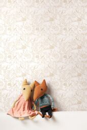 Hoopla Walls Animal Doodle 10m Matt Wallpaper in Natural