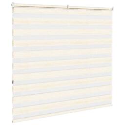 Berkfield Home Zebra Blind Marble Beige 165x150 cm Fabric Width 160.9 cm Polyester - thumbnail 4