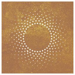 Berkfield Home Garden Wall Decoration 55x55 cm Corten Steel Sun Design in Brown - thumbnail 4