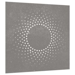 Berkfield Home Garden Wall Decoration 55x55 cm Corten Steel Sun Design in Brown - thumbnail 3