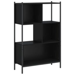 Berkfield Home Bookcase Black 72x28x109 cm Engineered Wood - Size: 72 x 28 x 109 cm - thumbnail 2