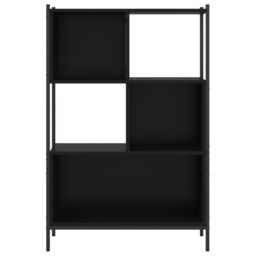 Berkfield Home Bookcase Black 72x28x109 cm Engineered Wood - Size: 72 x 28 x 109 cm - thumbnail 5