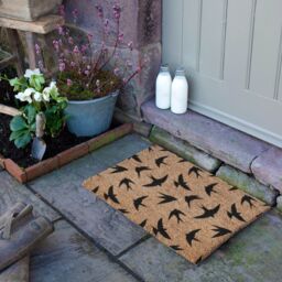 Artsy Mats Swallows Doormat (60 x 40cm) in Brown - Size: 40 cm x 60 cm - thumbnail 3