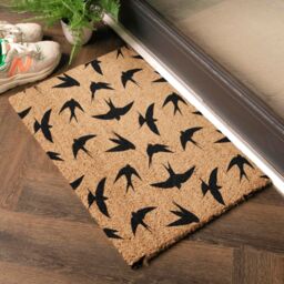 Artsy Mats Swallows Doormat (60 x 40cm) in Brown - Size: 40 cm x 60 cm - thumbnail 2