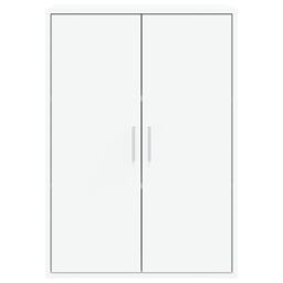 Berkfield Home Sideboards 2 pcs White 60x31x84 cm Engineered Wood - Size: 60 x 31 x 84 cm - thumbnail 5