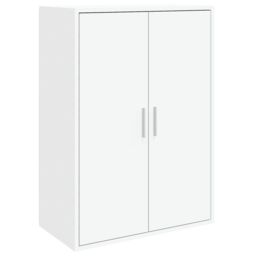 Berkfield Home Sideboards 2 pcs White 60x31x84 cm Engineered Wood - Size: 60 x 31 x 84 cm - thumbnail 4