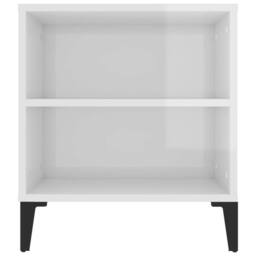 Berkfield Home TV Cabinet High Gloss White 102x44.5x50 cm Engineered Wood - thumbnail 8