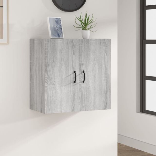 Berkfield Home Wall Cabinet Grey Sonoma 60x31x60 cm Engineered Wood - Size: 60 x 31 x 60 cm - image 1