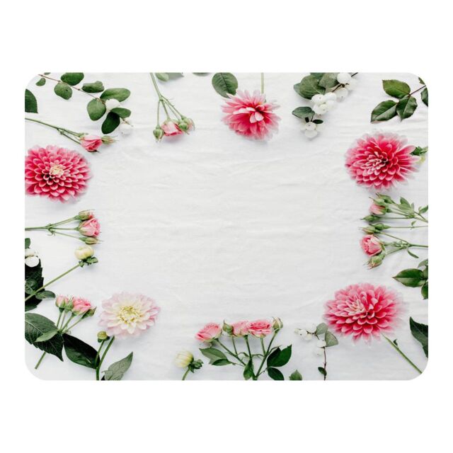 Benjamin Tate Design Scattered Flowers Blanket in Natural - Size: 120 cm x 150 cm - image 1