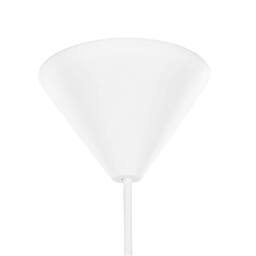 Wyld and Coco Grey Leaf Fabric Drum Pendant Light 1-Light - thumbnail 7