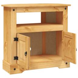 Berkfield Home Console Table Mexican Pine Corona Range 80x43x78 cm in Brown - Size: 80 x 43 x 78 cm - thumbnail 4