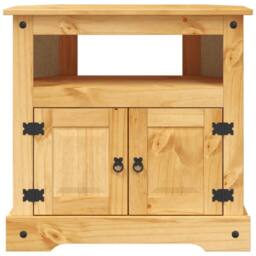 Berkfield Home Console Table Mexican Pine Corona Range 80x43x78 cm in Brown - Size: 80 x 43 x 78 cm - thumbnail 3