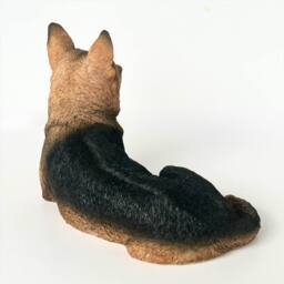 Animal Crackers Realistic Laying German Shepherd Dog Figurine, 18cm, Gift Boxed in Brown - thumbnail 7