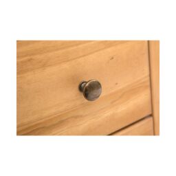 Cabinet Bits Lugo 3 Drawer Dressing Table Set Brass Knob in Light Brown - thumbnail 5
