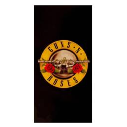 Guns N Roses Crest Beach Towel in Black