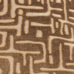 HOEM Soren Cut Velvet Abstract Cushion in Brown - Size: 45 cm x 45 cm - thumbnail 5