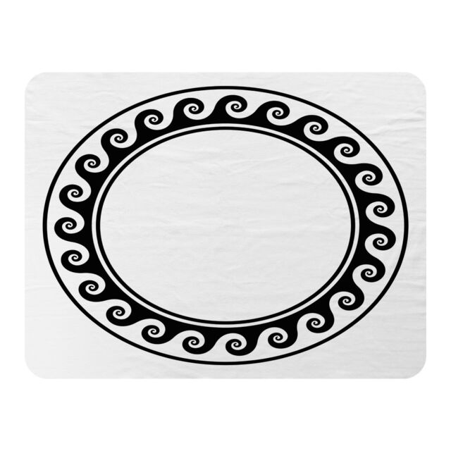 Benjamin Tate Design Decorative Egyptian Blanket in Natural - Size: 120 cm x 150 cm - image 1