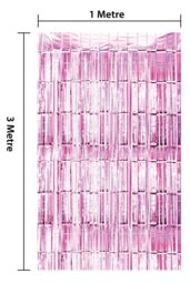 Netagon Shimmer Tinsel Curtain 3M x 1M Pink - thumbnail 3