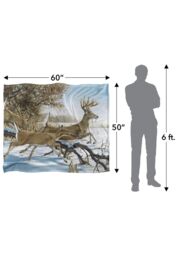 Wild Wings Breaking Cover 2 Silky Touch Super Soft Throw Blanket 152 X 127 cm in White - thumbnail 5