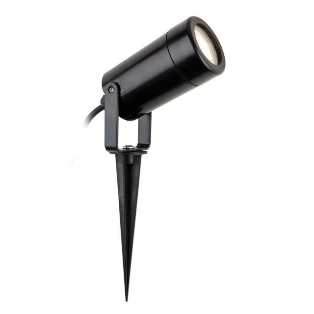 Netlighting Tulsa Outdoor Wall & Spike Light Black IP44 GU10