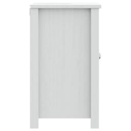 Berkfield Home Beautiful Bathroom Sink Cabinet BERG White 60x34x59 cm Solid Wood Pine - Size: 60 x 34 x 59 cm - thumbnail 5