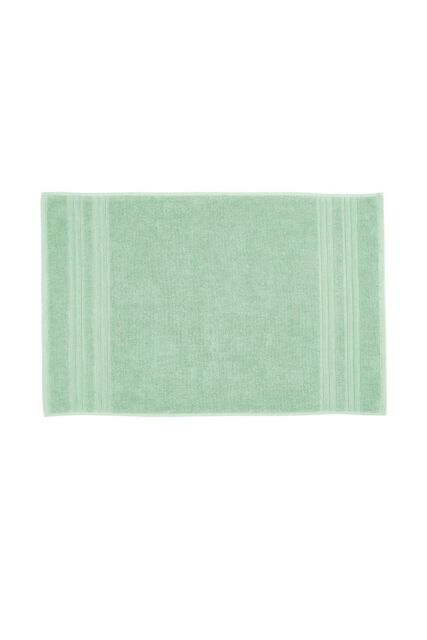 CHRISTY 'Serene' Soft Tone 100% Combed Cotton Bath Mat in Green - image 1