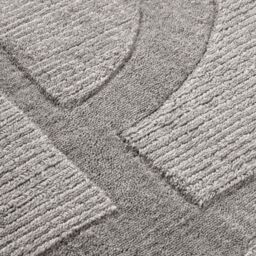 THE RUGS Villeroy & Boch 1906 Wool Rug Alexis - Soft Handwoven Geometric Design in Grey - Size: 160 cm x 230 cm - thumbnail 2