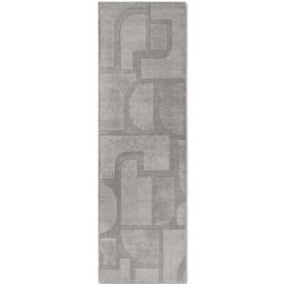 THE RUGS Villeroy & Boch 1906 Wool Rug Alexis - Soft Handwoven Geometric Design in Grey - Size: 160 cm x 230 cm - thumbnail 3