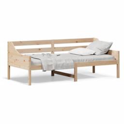 Berkfield Home Day Bed without Mattress 90x200 cm Solid Wood Pine in Light Tan