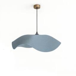 CGC Lighting Flora 64cm Baby Blue Floppy Fabric Lampshade - thumbnail 6