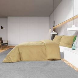 Berkfield Home Duvet Cover Set Taupe 135x200 cm Light-weight Microfiber - thumbnail 4