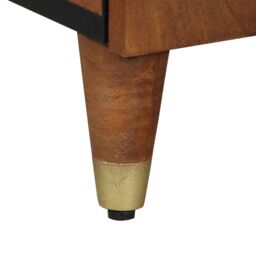 Berkfield Home Sideboard 40x33x75 cm Solid Wood Mango in Brown - Size: 40 x 33 x 75 cm - thumbnail 8
