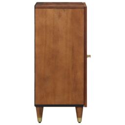 Berkfield Home Sideboard 40x33x75 cm Solid Wood Mango in Brown - Size: 40 x 33 x 75 cm - thumbnail 4