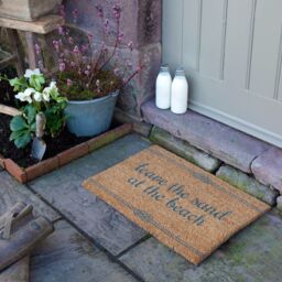 Artsy Mats Leave The Sand At The Beach Doormat (60 x 40cm) in Brown - Size: 40 cm x 60 cm - thumbnail 3