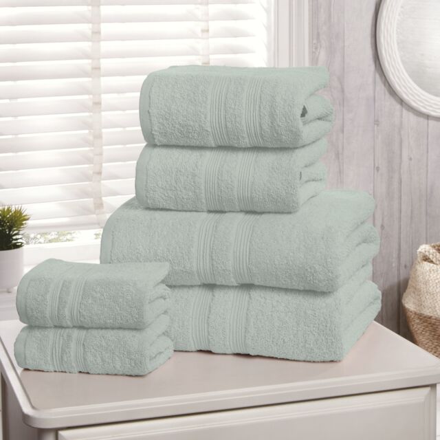 Rapport Home Camden Pure Cotton 6 Piece Towel Bale in Duck Egg Blue - image 1