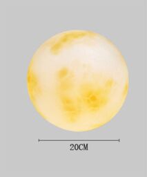 Obasyhig 20CM Moonlight Ornamental Garden Decoration Mood Lighting in White - thumbnail 3