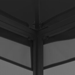 Berkfield Home Gazebo with Nets 300x300x265 cm Anthracite in Black - Size: 300 x 300 x 265 cm - thumbnail 4