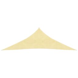 Berkfield Home Sunshade Sail 160 g/m ² Beige 3.5x3.5x4.9 m HDPE - thumbnail 2