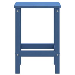 Berkfield Home Garden Adirondack Table Aqua Blue 38x38x46 cm HDPE - Size: 38 x 38 x 46 cm - thumbnail 4