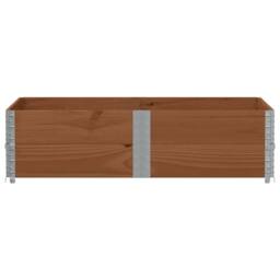 Berkfield Home Garden Planter Brown 150x100 cm Solid Wood Pine - thumbnail 3
