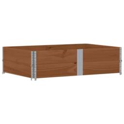 Berkfield Home Garden Planter Brown 150x100 cm Solid Wood Pine - thumbnail 2