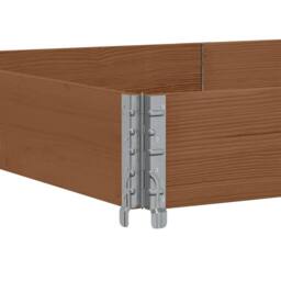 Berkfield Home Garden Planter Brown 150x100 cm Solid Wood Pine - thumbnail 5
