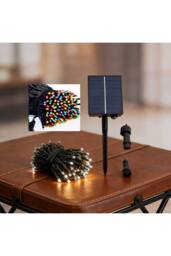 KDMD 50m 500LED Solar Fairy String Lights Waterproof Patio Yard in Black - thumbnail 3