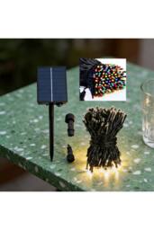 KDMD 50m 500LED Solar Fairy String Lights Waterproof Patio Yard in Black - thumbnail 2