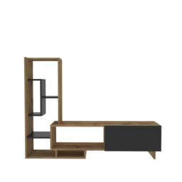 Decorotika Pegai Black & Brown TV Stand TV Unit for TVs up to 50 inch - thumbnail 5