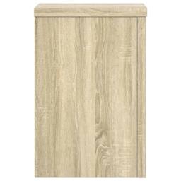 Berkfield Home Plant Stands 2 pcs Sonoma Oak 25x25x35 cm Engineered Wood in Light Tan - Size: 25 x 25 x 35 cm - thumbnail 6