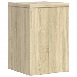 Berkfield Home Plant Stands 2 pcs Sonoma Oak 25x25x35 cm Engineered Wood in Light Tan - Size: 25 x 25 x 35 cm - thumbnail 7